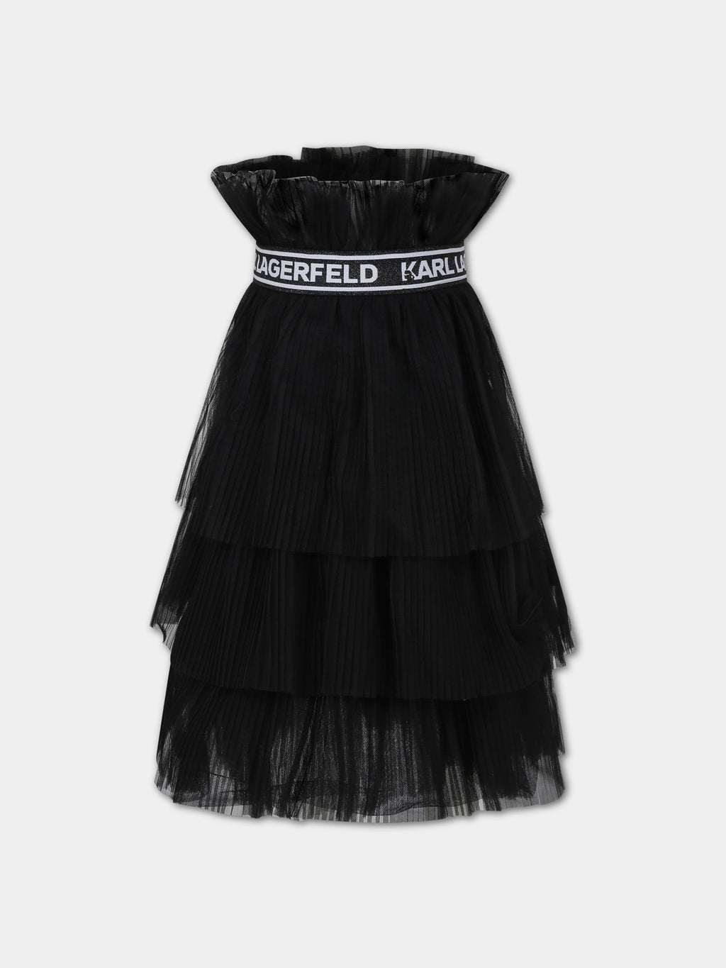 Black fuchsia skirt for girl